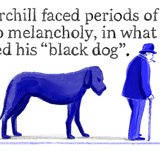 Chap.7/ Winston Churchill and his Black Dog of Depression.